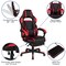 Flash Furniture Black Gaming Desk-Cup Holder/Reclining Chair Set BLN-X40D1904-RD-GG - alternate 9
